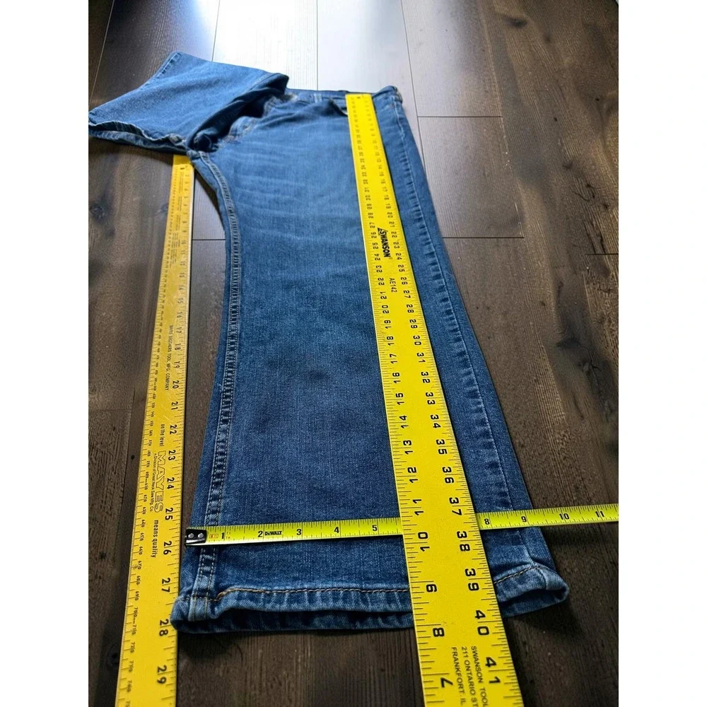 Levi's 559 Relaxed Straight Jeans Mens 42x30 Blue Denim Stretch Casual Workwear
